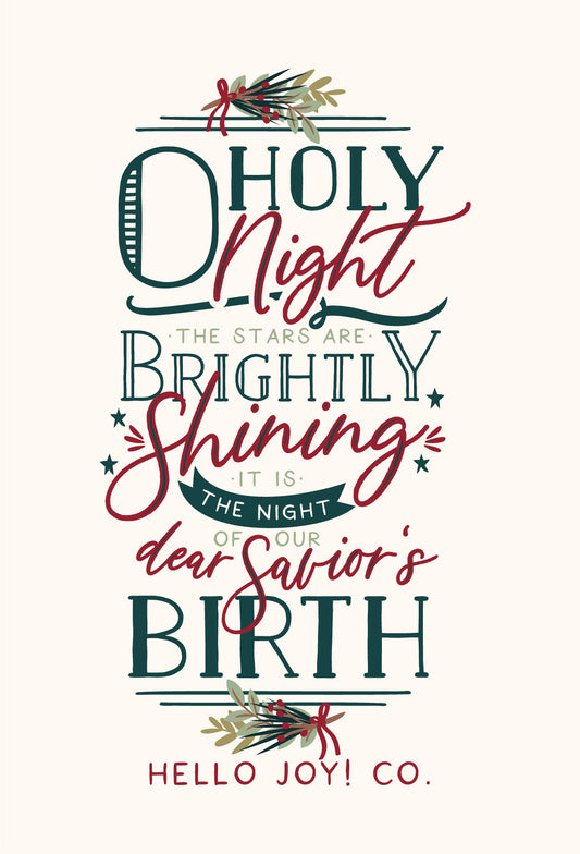 Encouraging Wednesdays ... O Holy Night