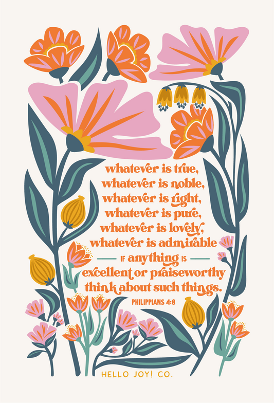 Encouraging Wednesdays ... Philippians 4:8