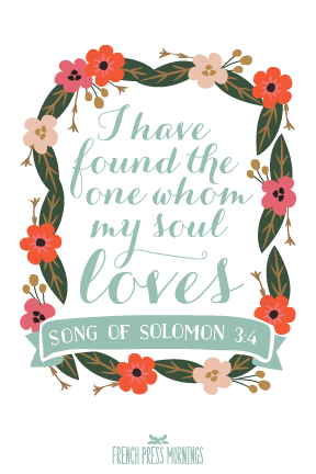 Encouraging Wednesdays ... Song of Solomon 3:4