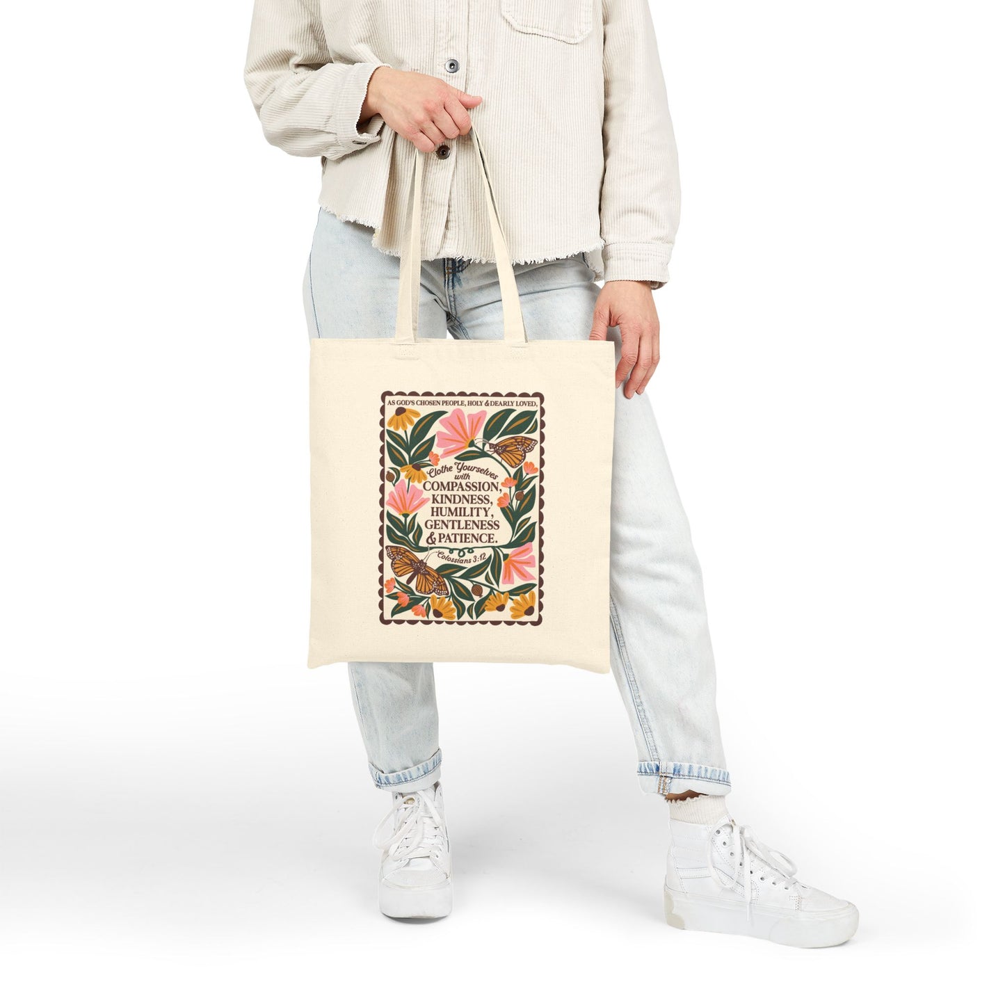 Copy of Inspirational "Do Not Fear" Canvas Tote Bag