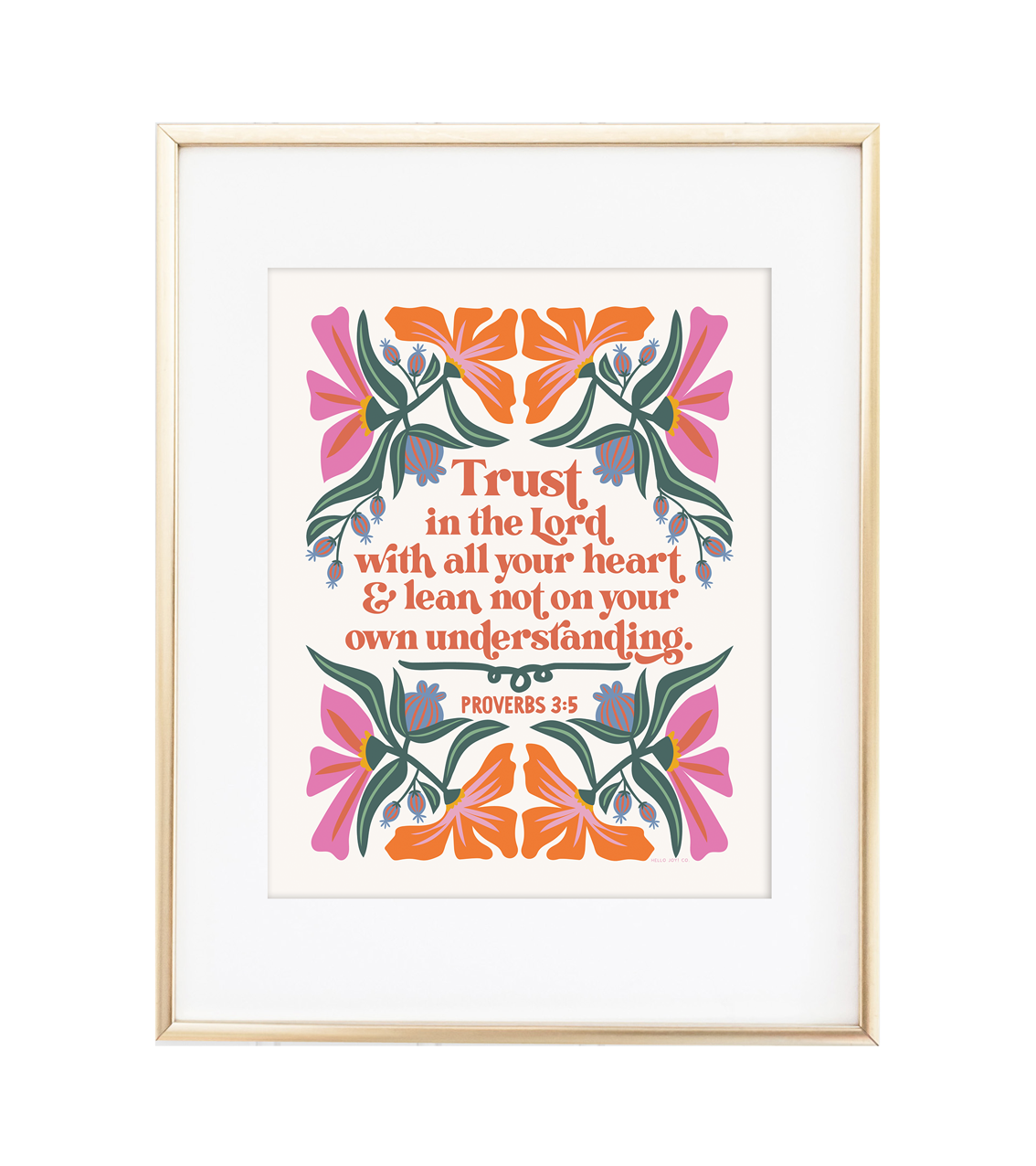 Proverbs 3:5 Print - Instant Download