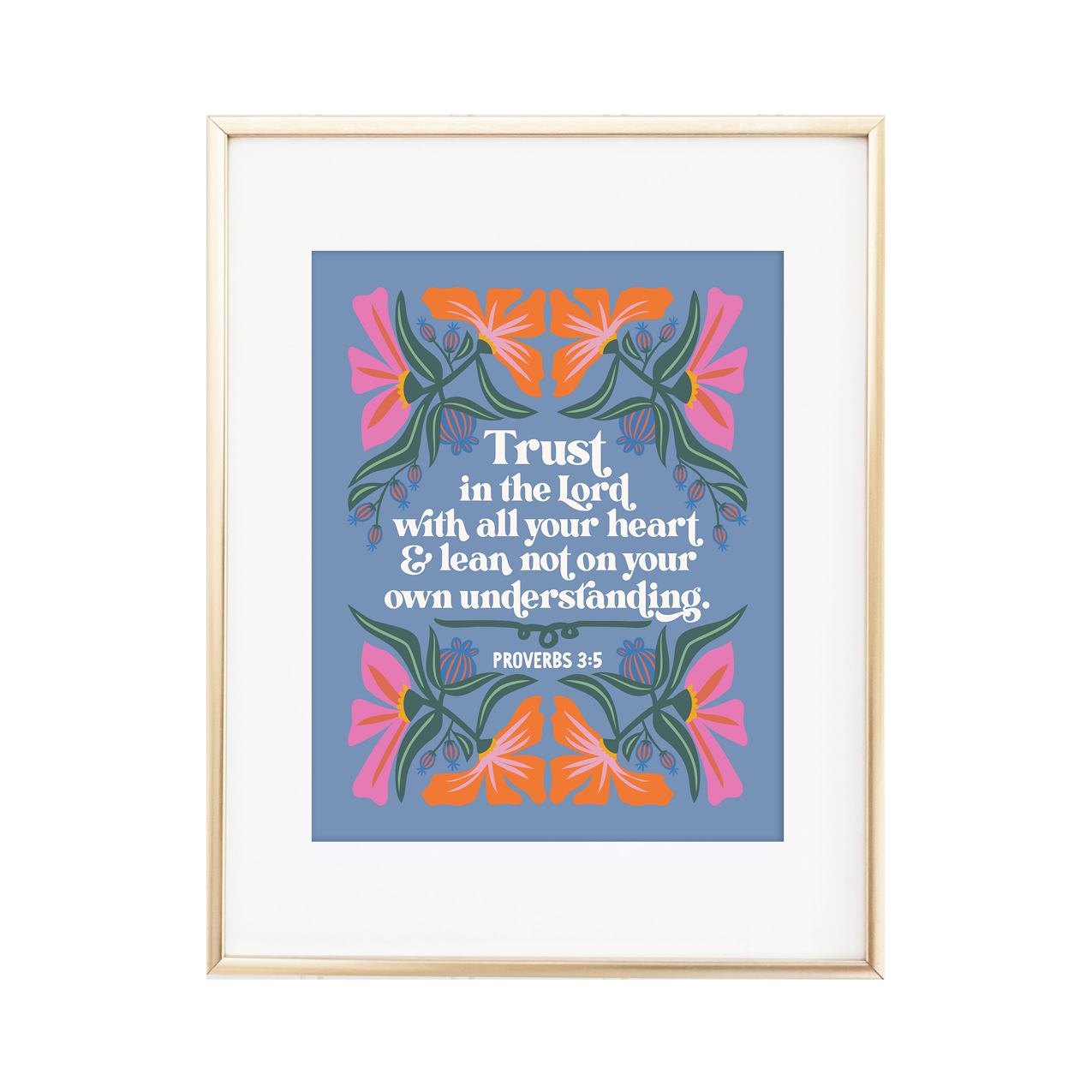 Proverbs 3:5 Print