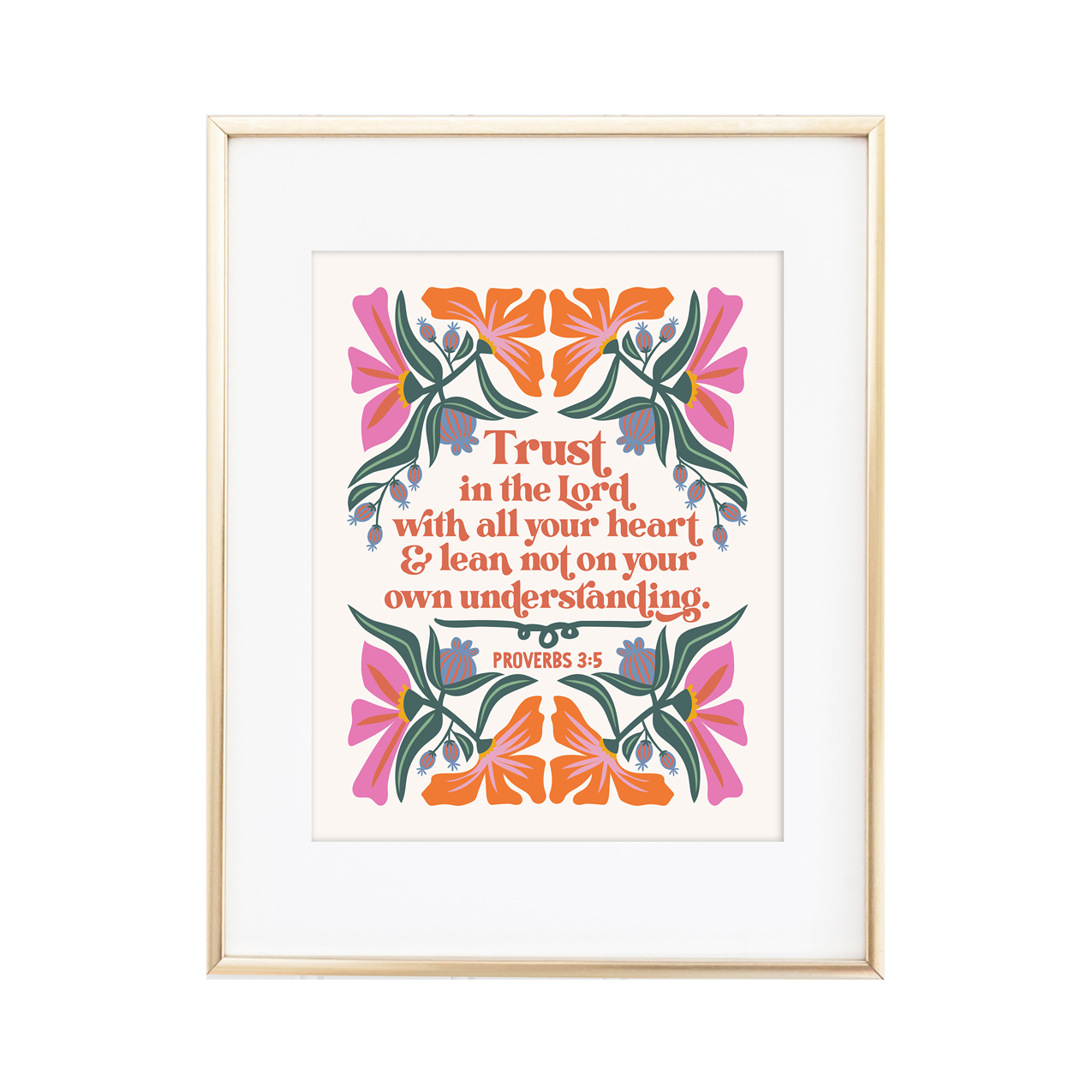 Proverbs 3:5 Print