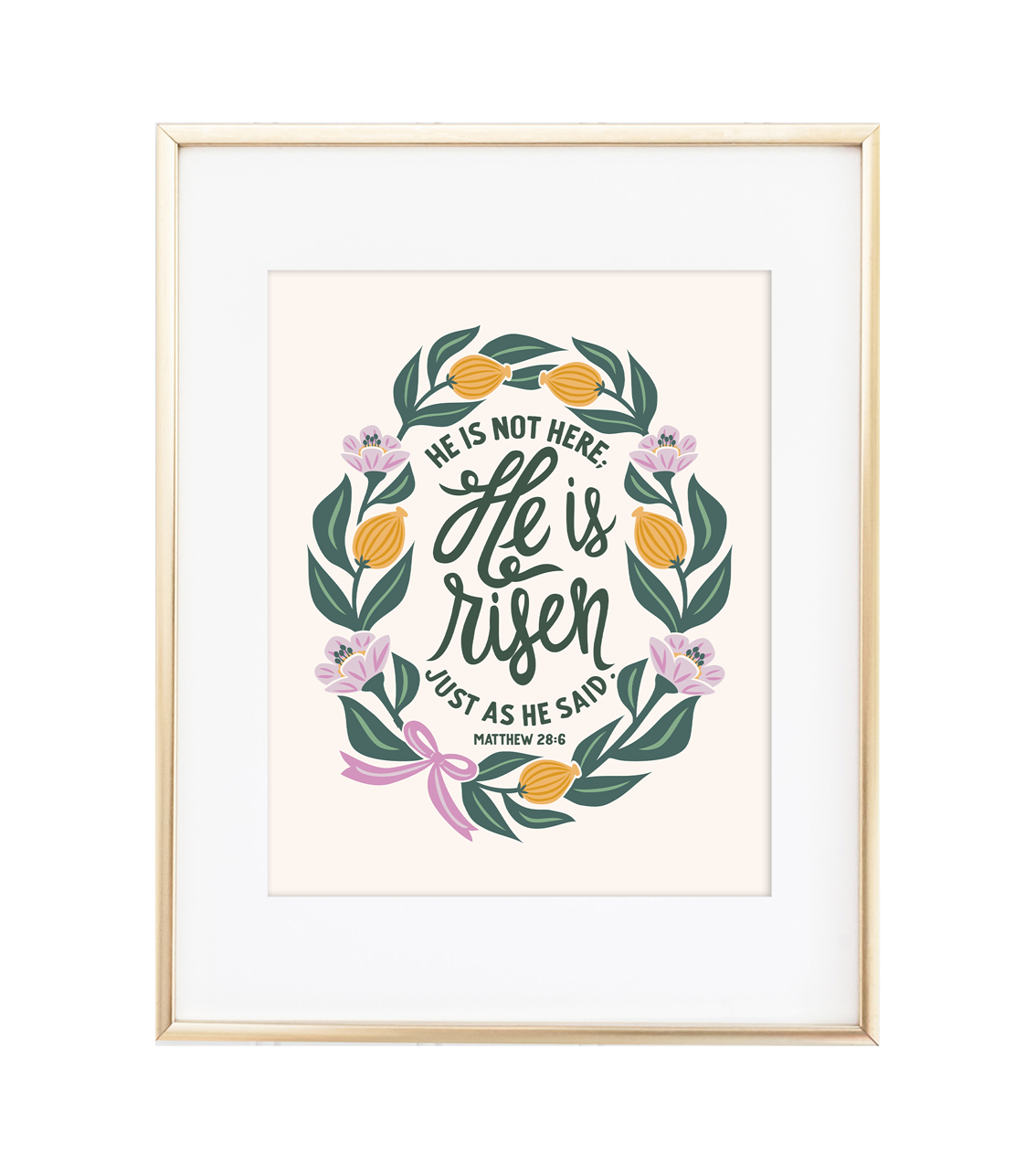 "He is Risen" - Matthew 28:6 Print