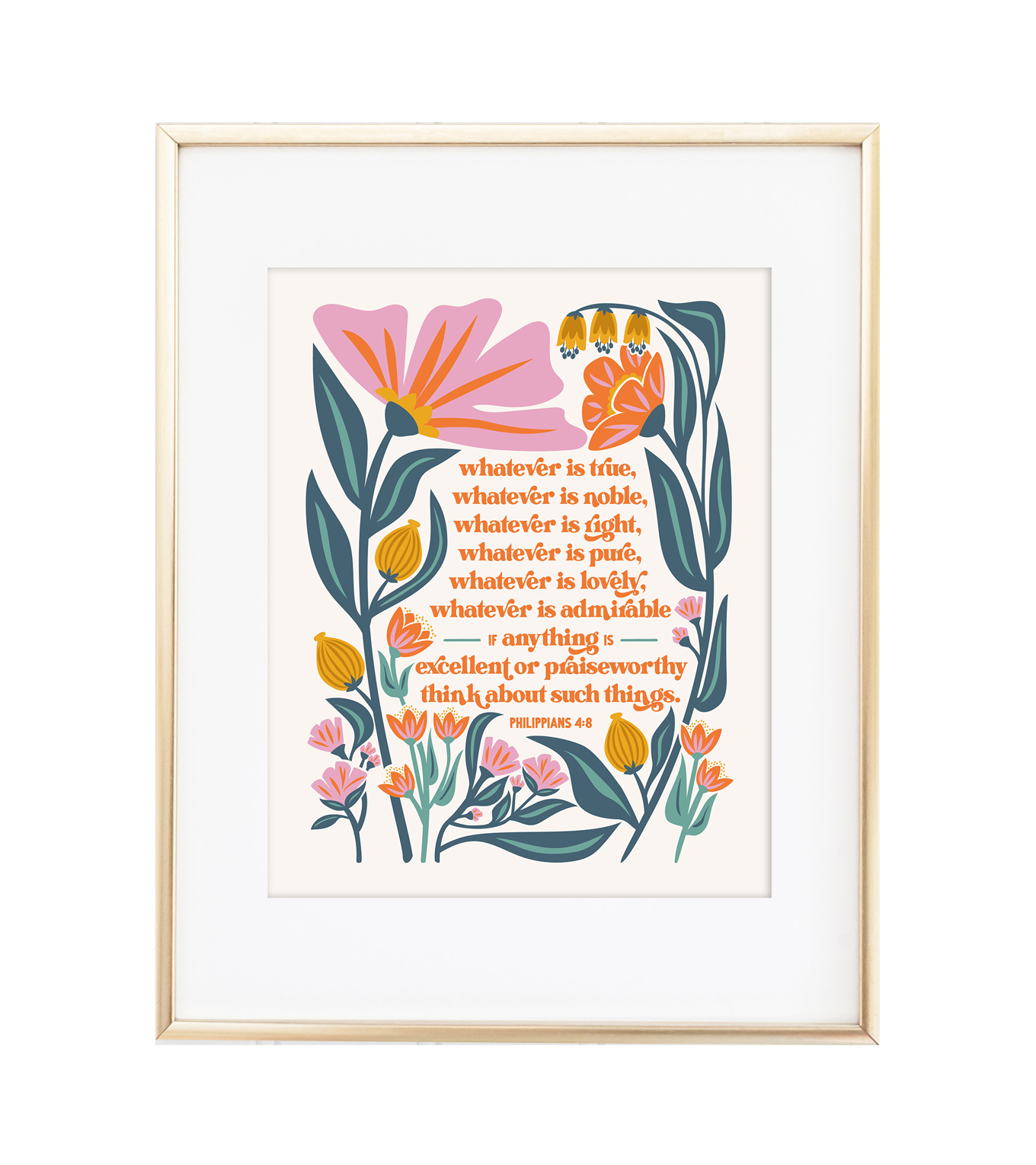 Philippians 4:8 Print
