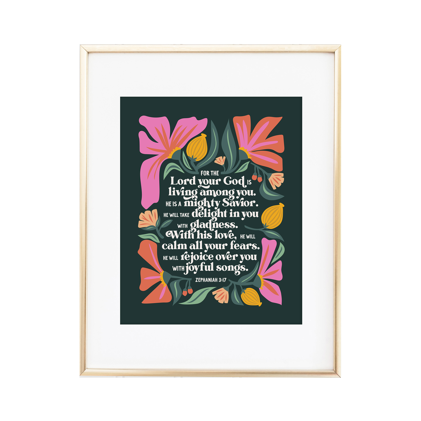 Zephaniah 3:17 Print