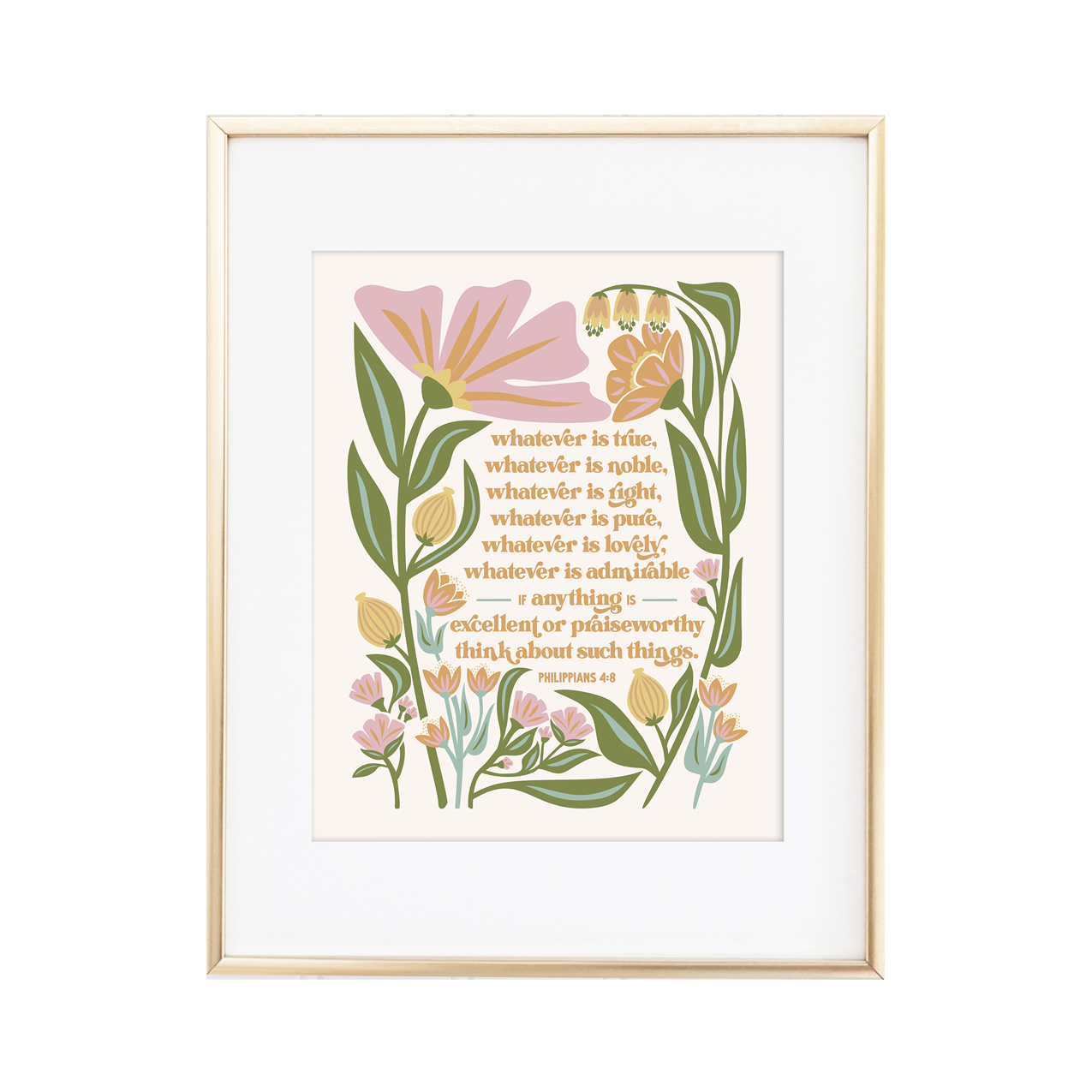 Philippians 4:8 Print