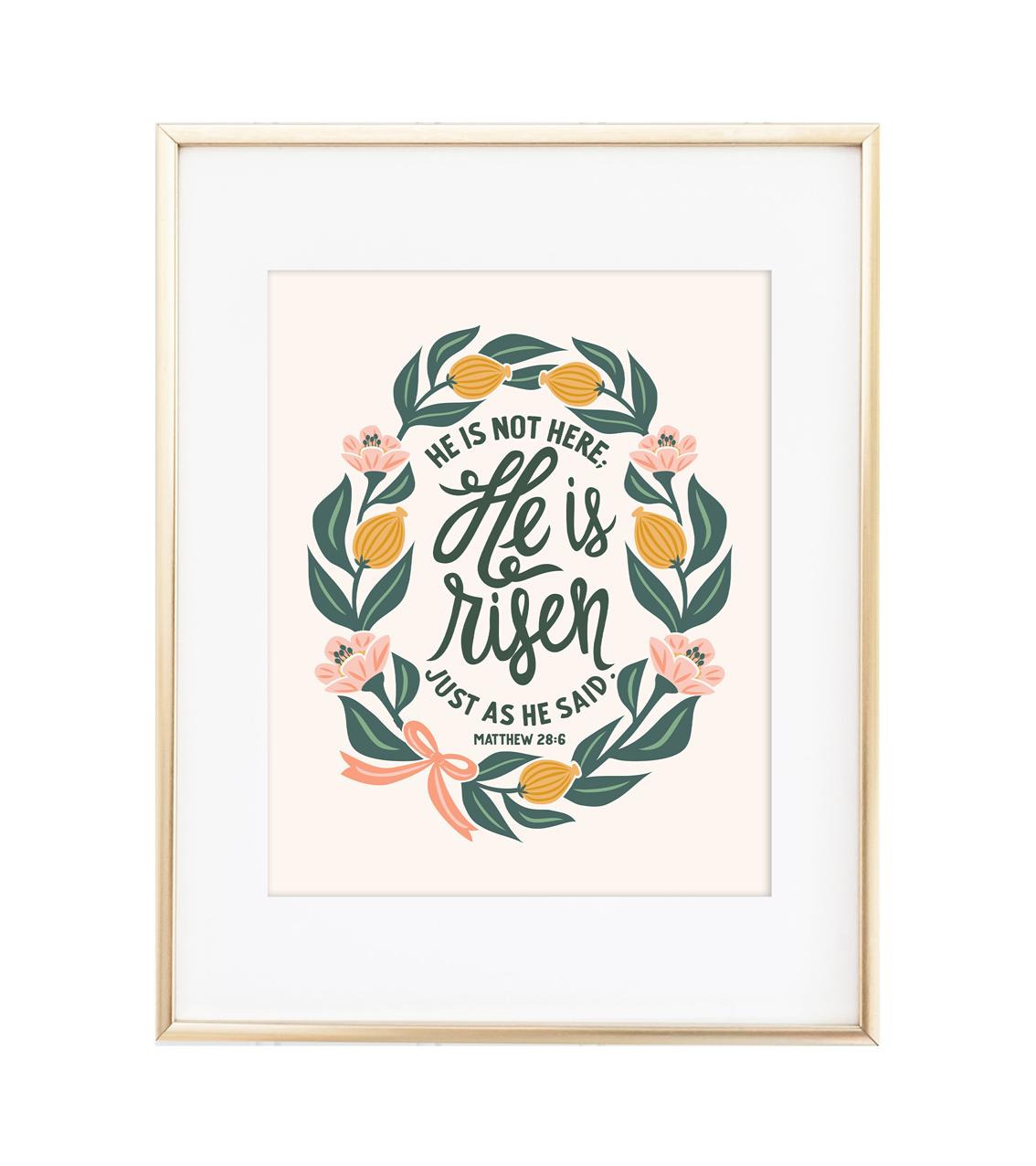 "He is Risen" - Matthew 28:6 Print