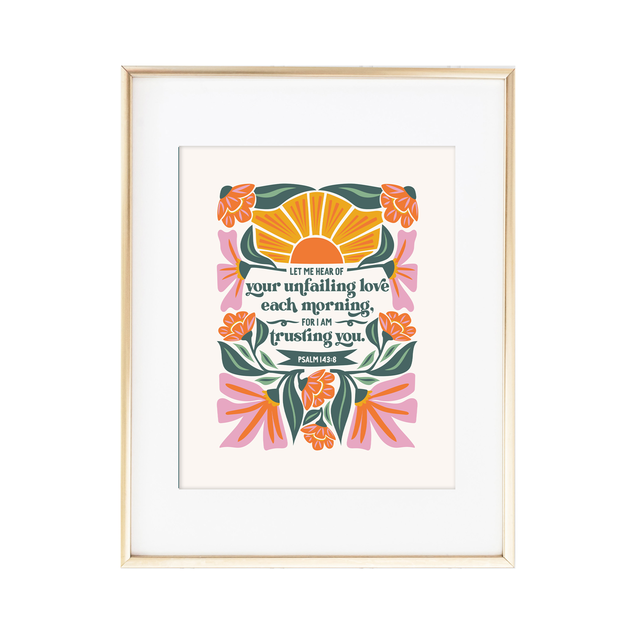 Psalm 143:8 Print