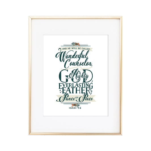 Isaiah 9:6 Print