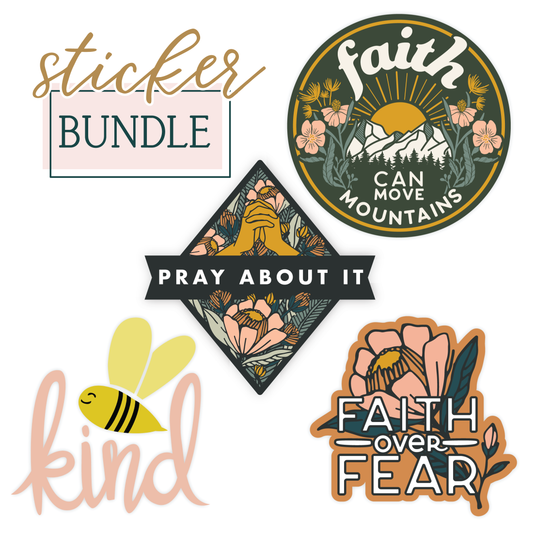 Encouraging Sticker Bundle