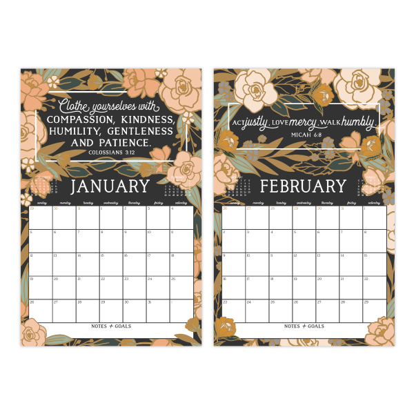 2020 Encouraging Wall Calendar