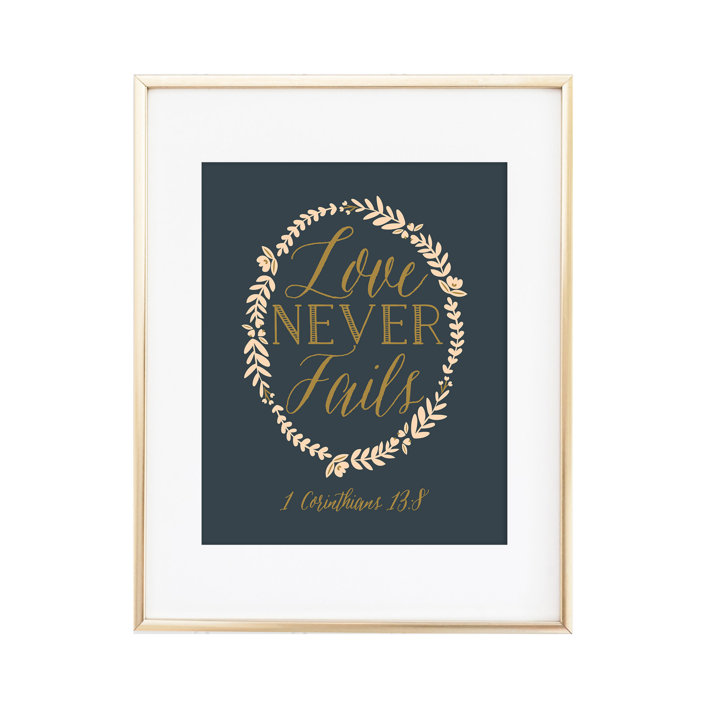 1 Corinthians 13:8 Print