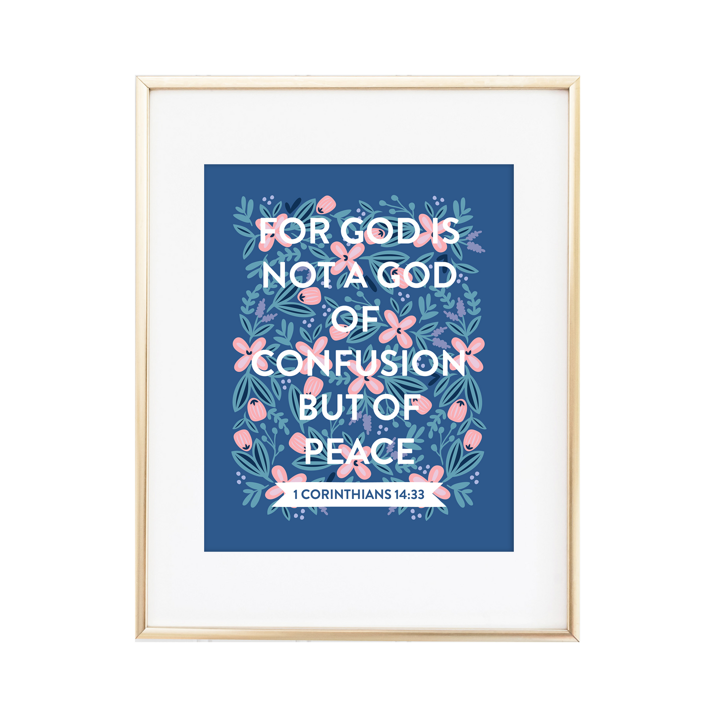 1 Corinthians 14:33 Print