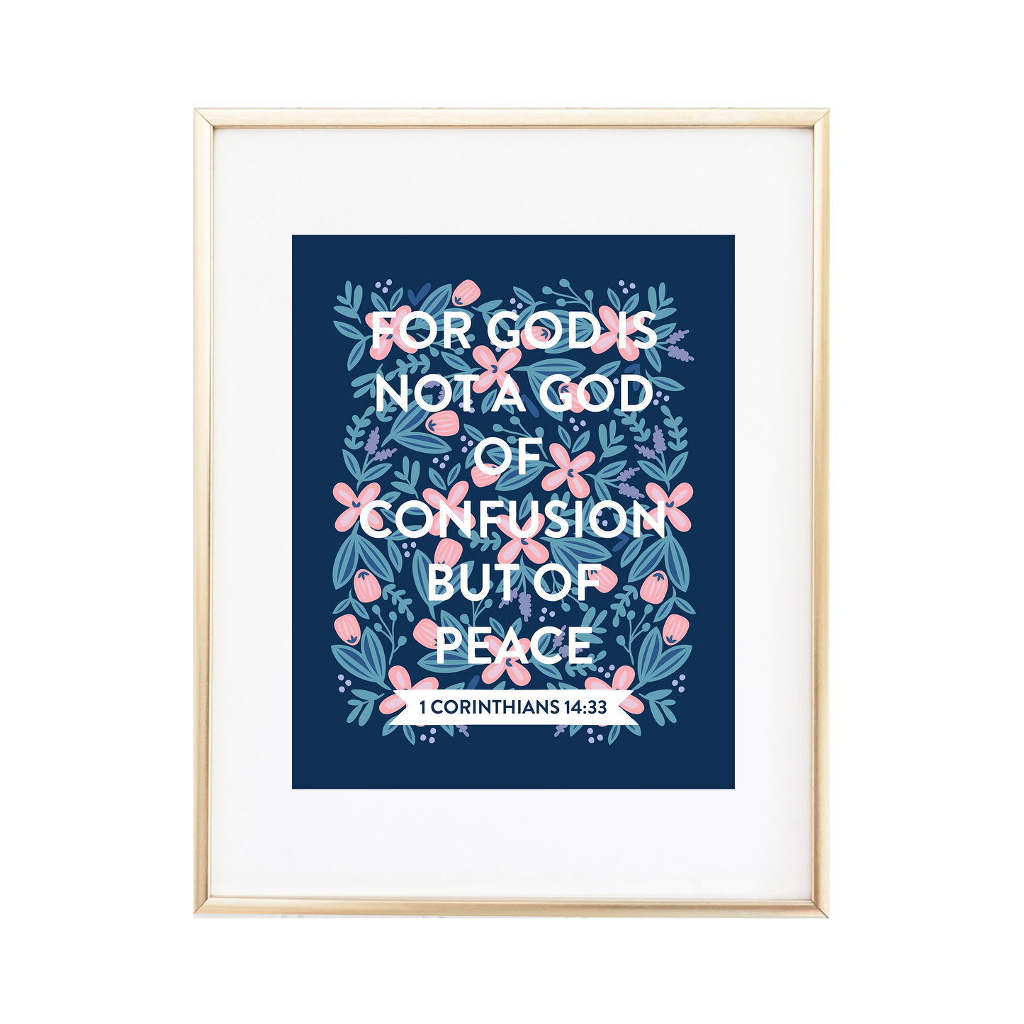 1 Corinthians 14:33 Print