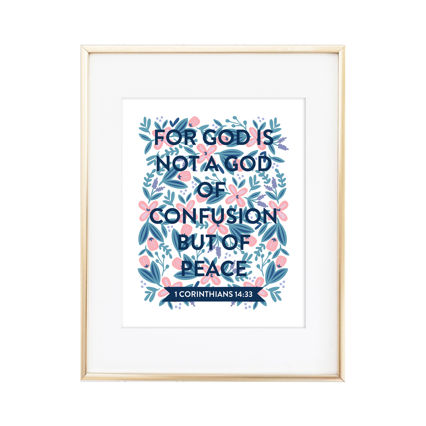 1 Corinthians 14:33 Print