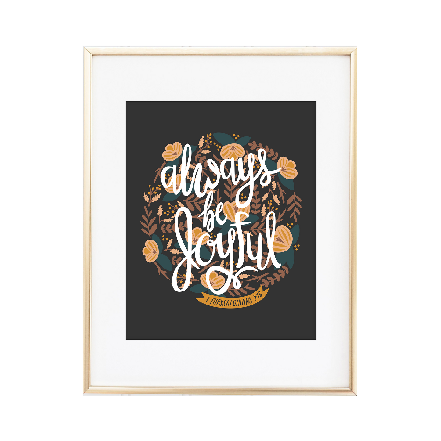 Always Be Joyful 1 Thessalonians 5:16 Print