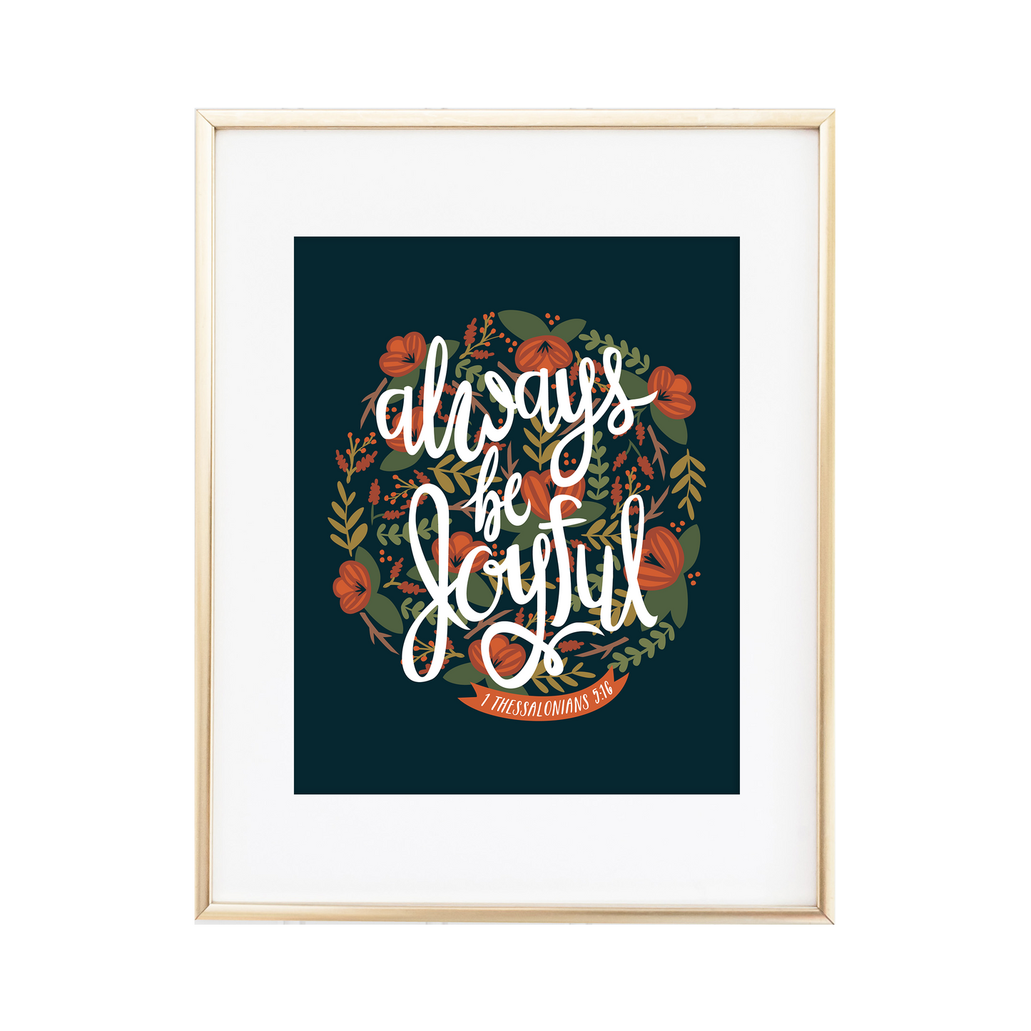 Always Be Joyful 1 Thessalonians 5:16 Print