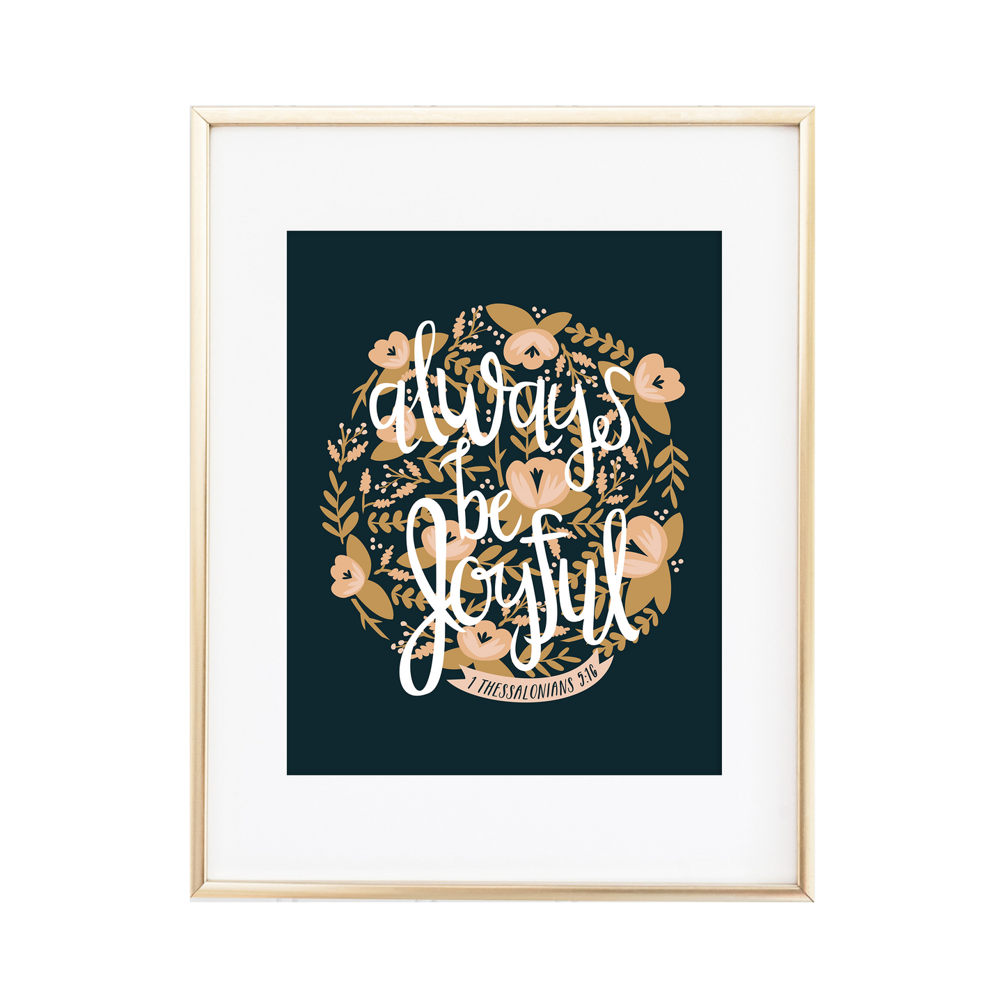 Always Be Joyful 1 Thessalonians 5:16 Print