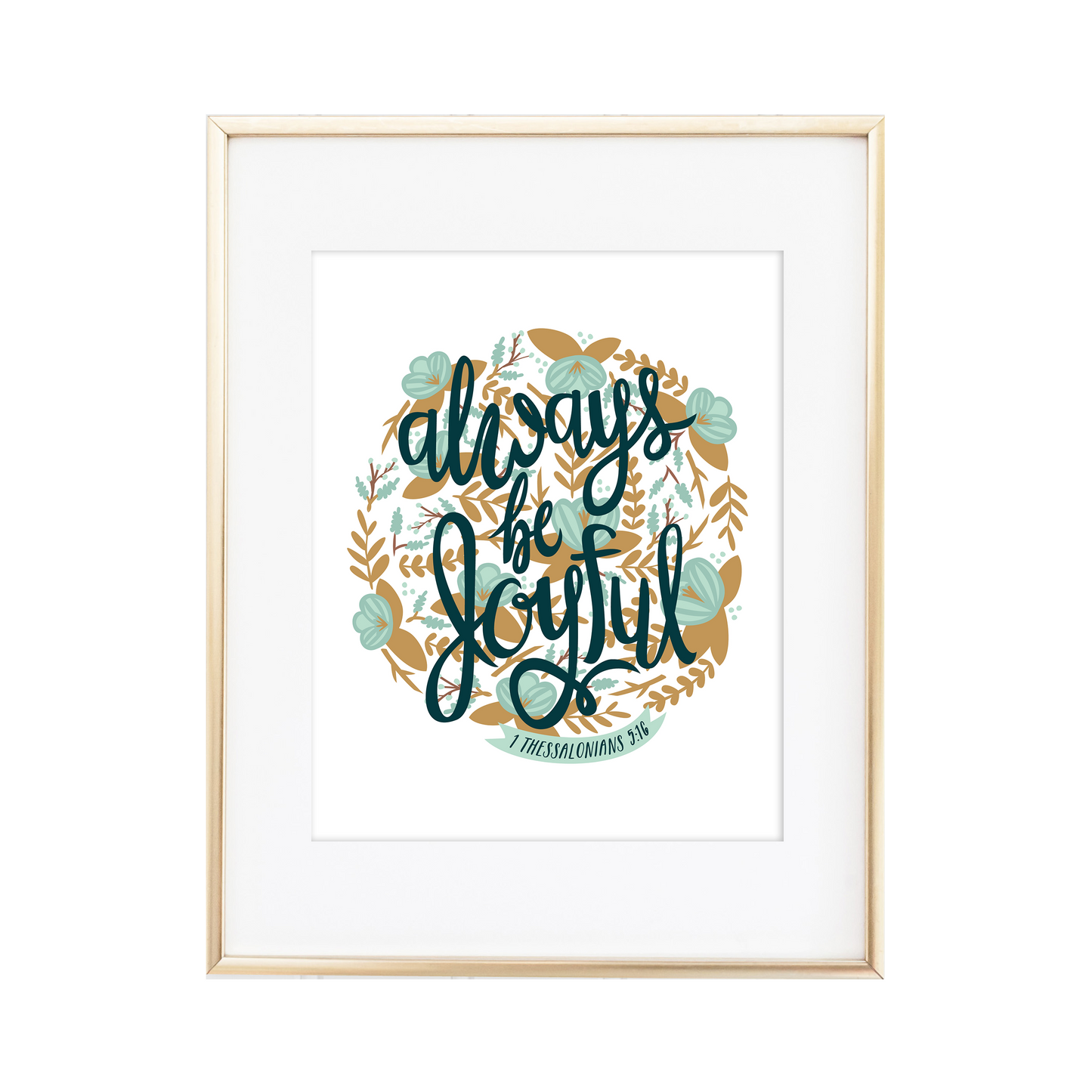 Always Be Joyful 1 Thessalonians 5:16 Print