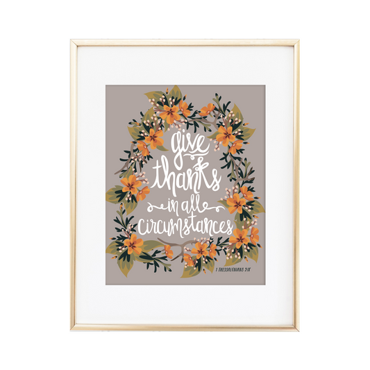 1 Thessalonians 5:18 Print