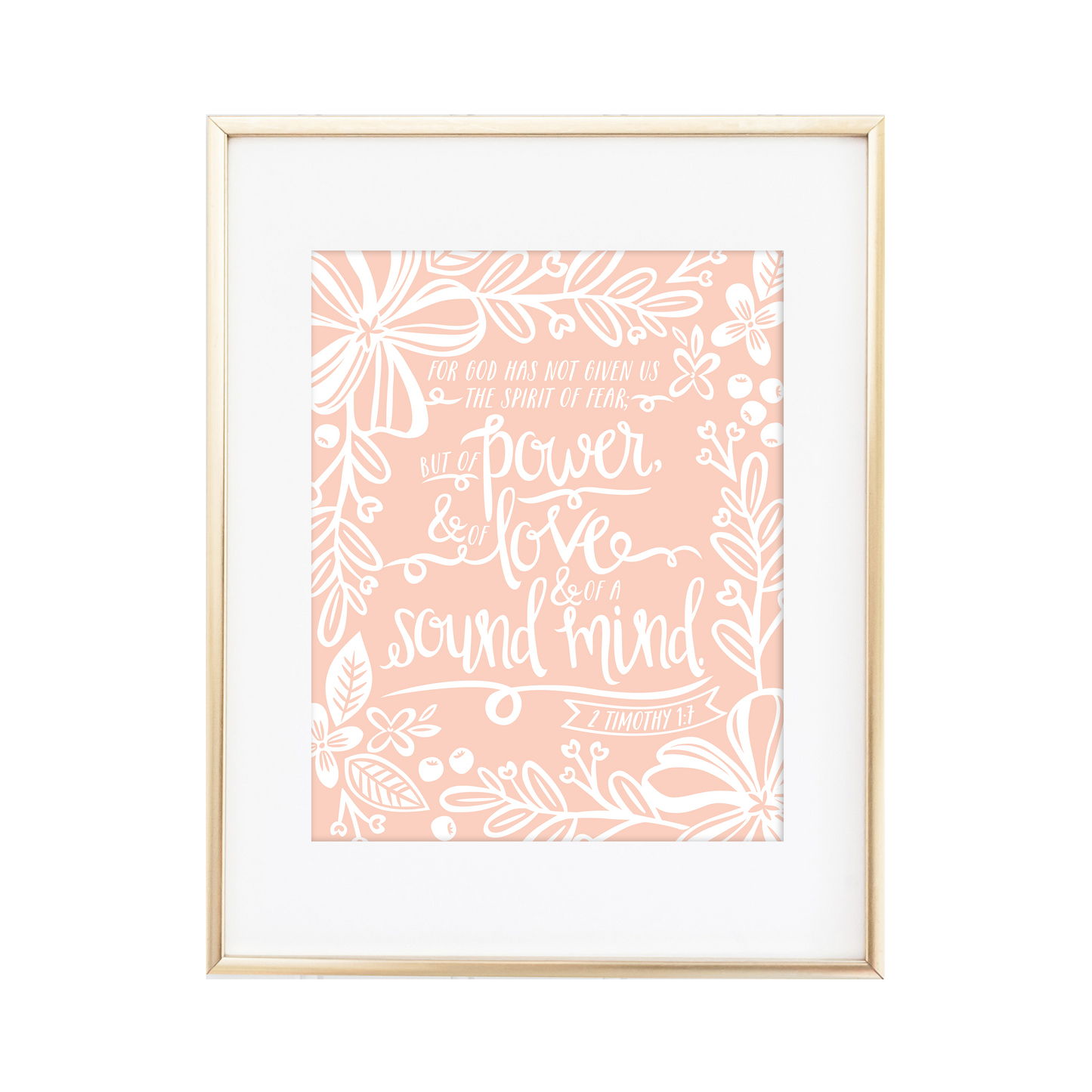 2 Timothy 1:7 Print