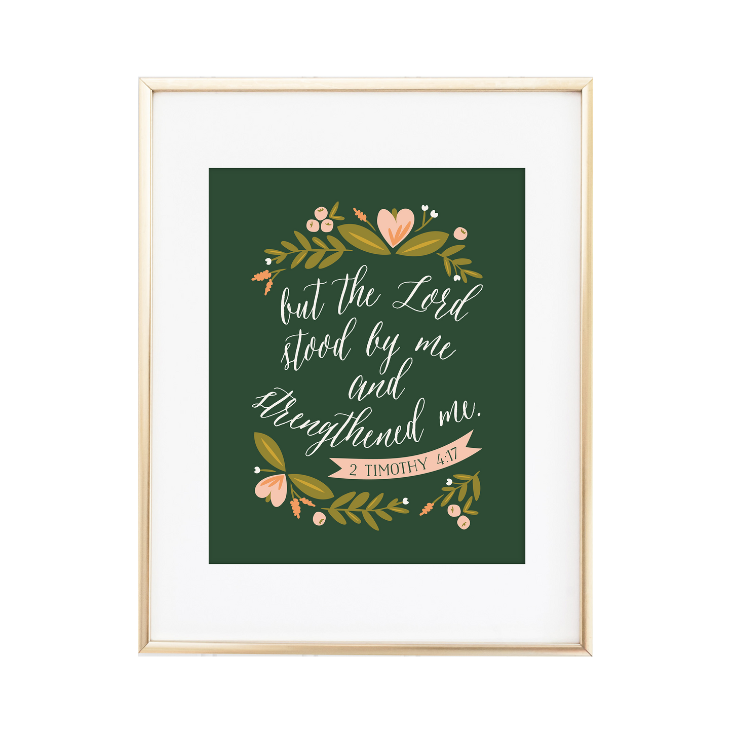 2 Timothy 4:17 Print