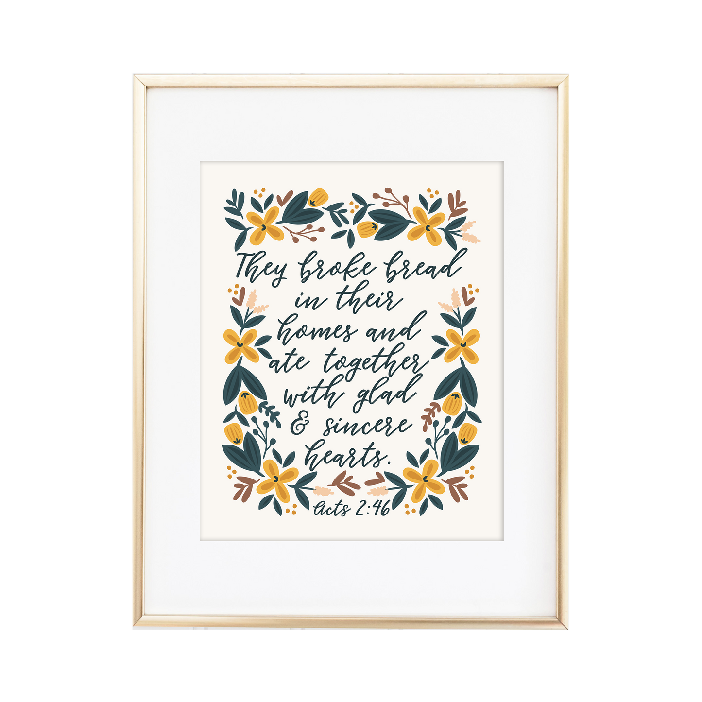 Acts 2:46 Print