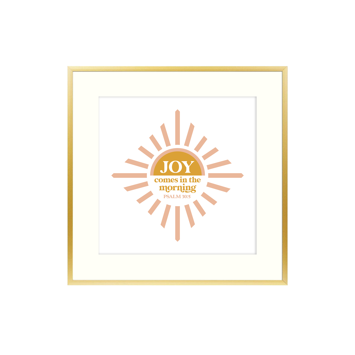 Joy Comes in the Morning Psalm 30:5 Print
