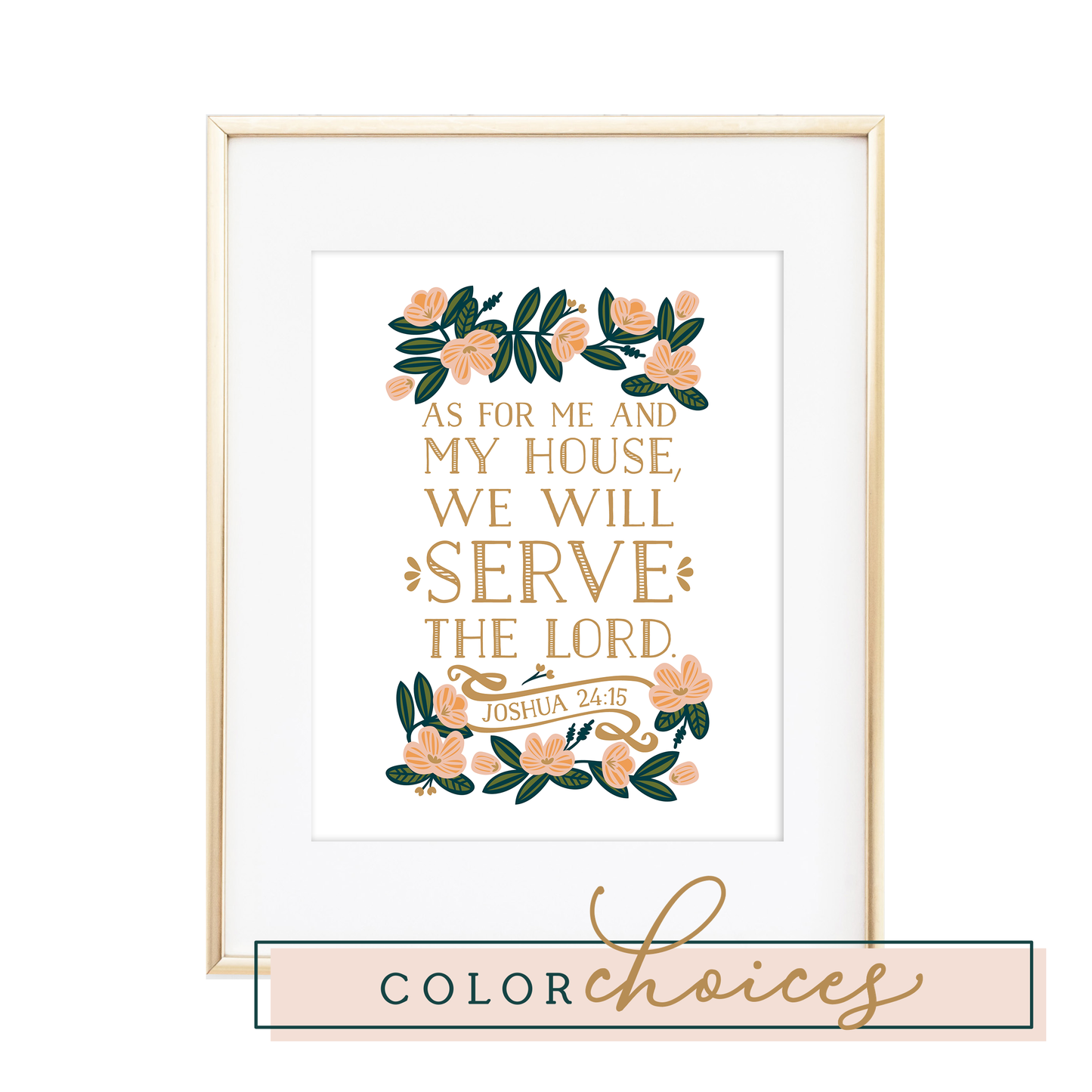Joshua 24:15 Print