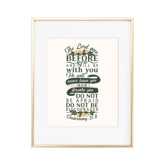 Deuteronomy 31:8 Print