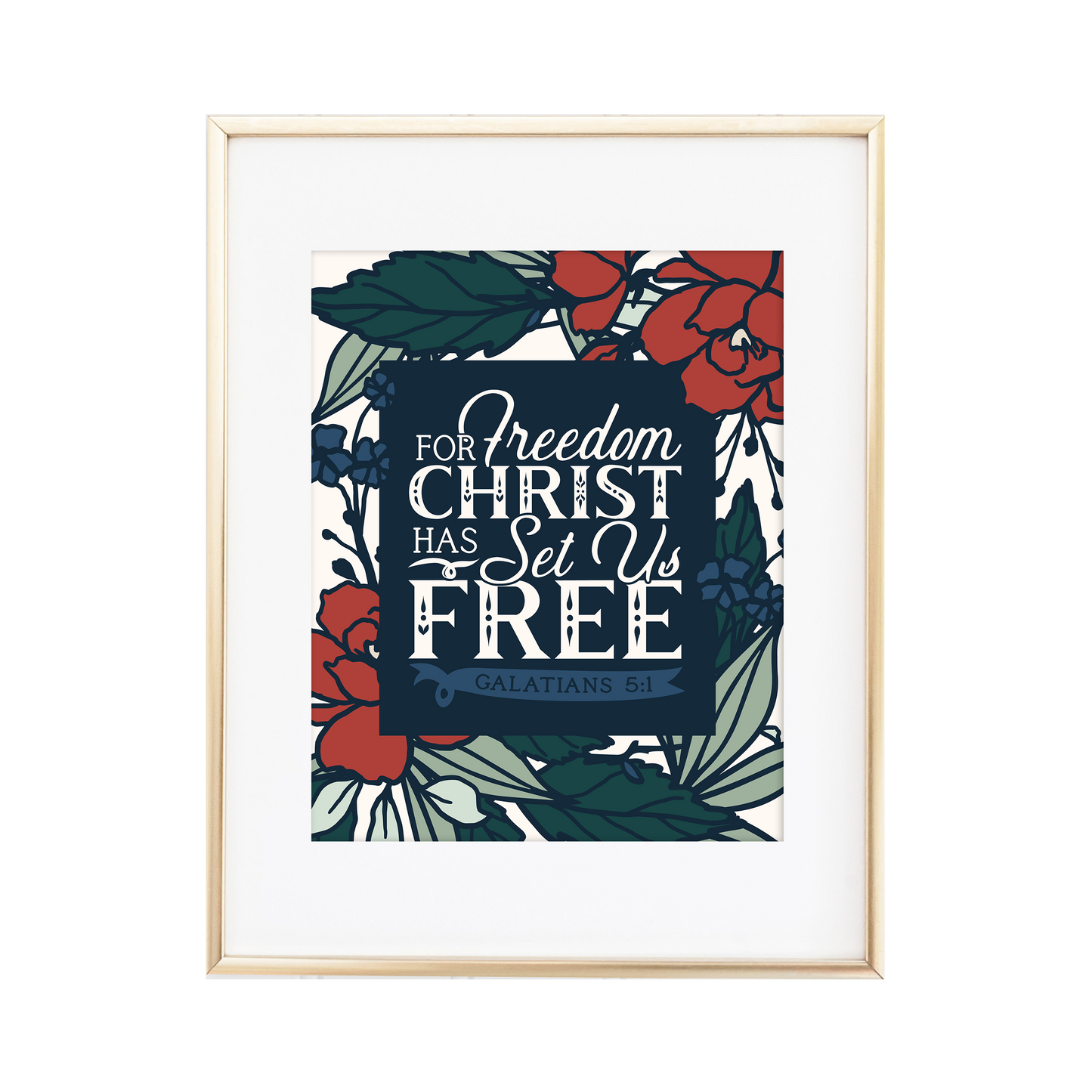 Galatians 5:1 Print