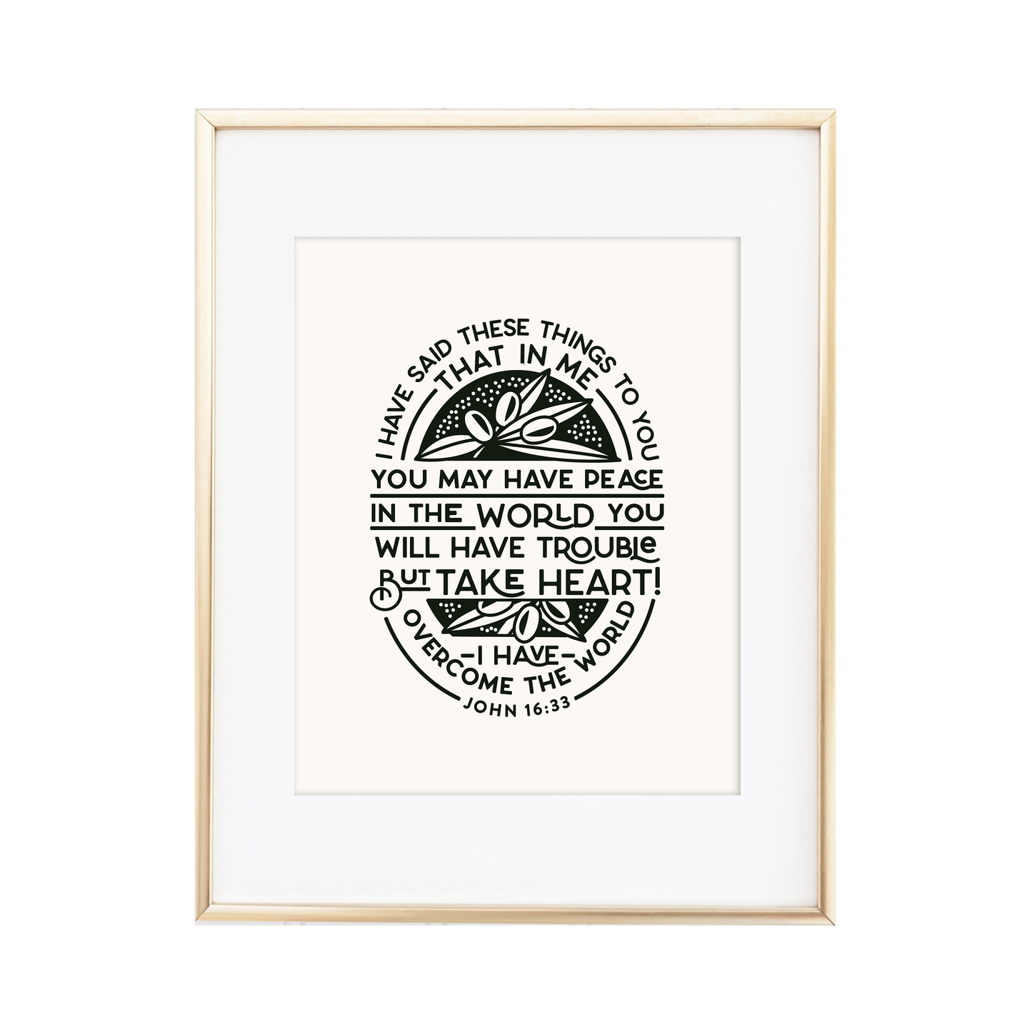 John 16:33 Print