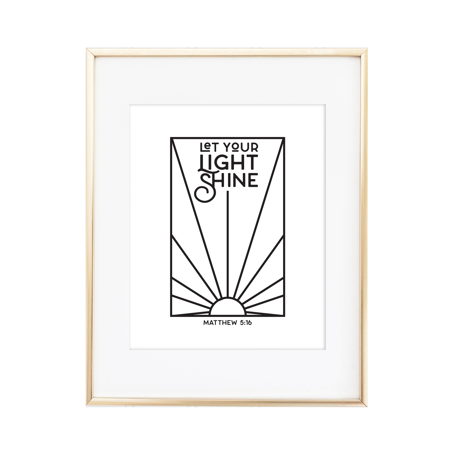 Matthew 5:16 Print