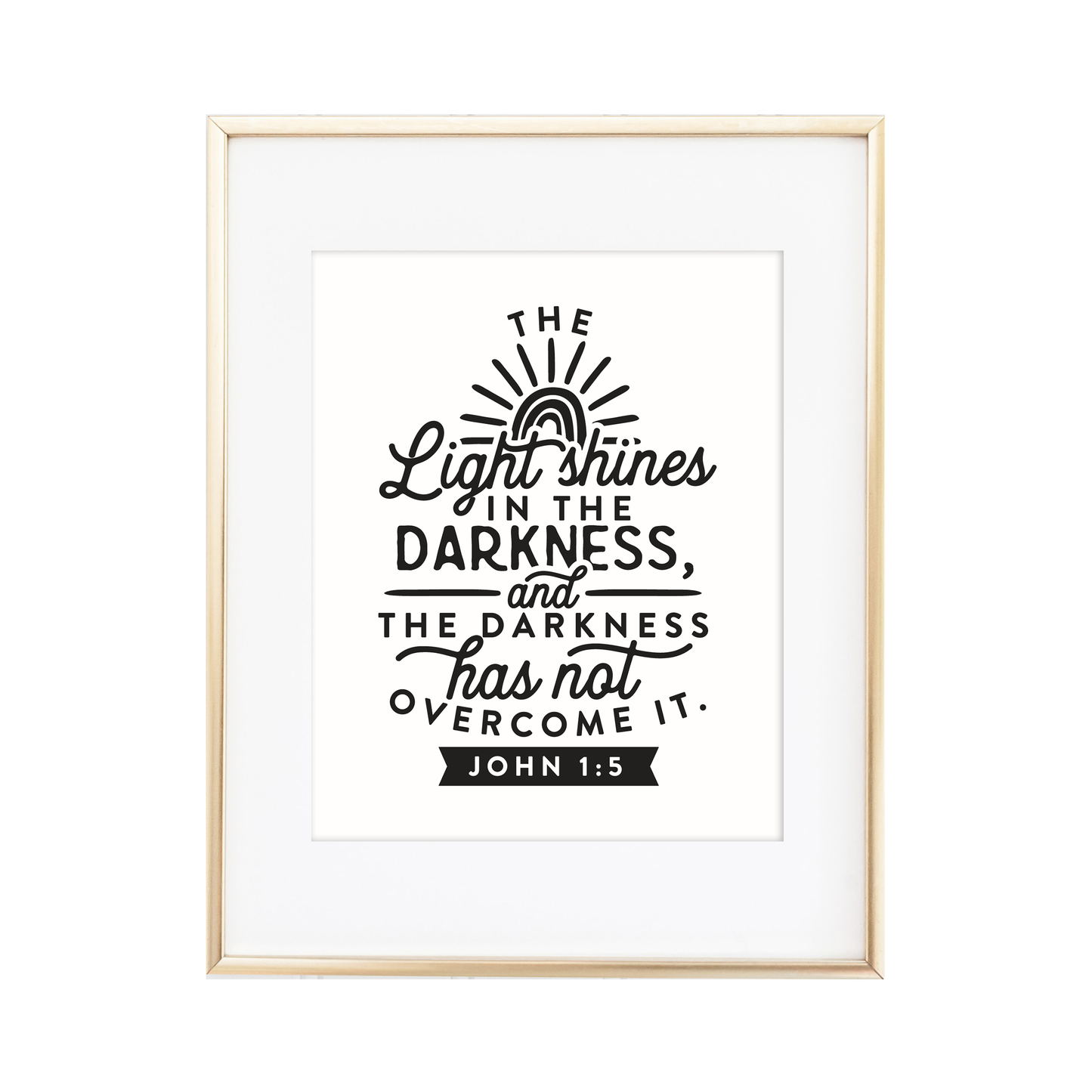 John 1:5 Print