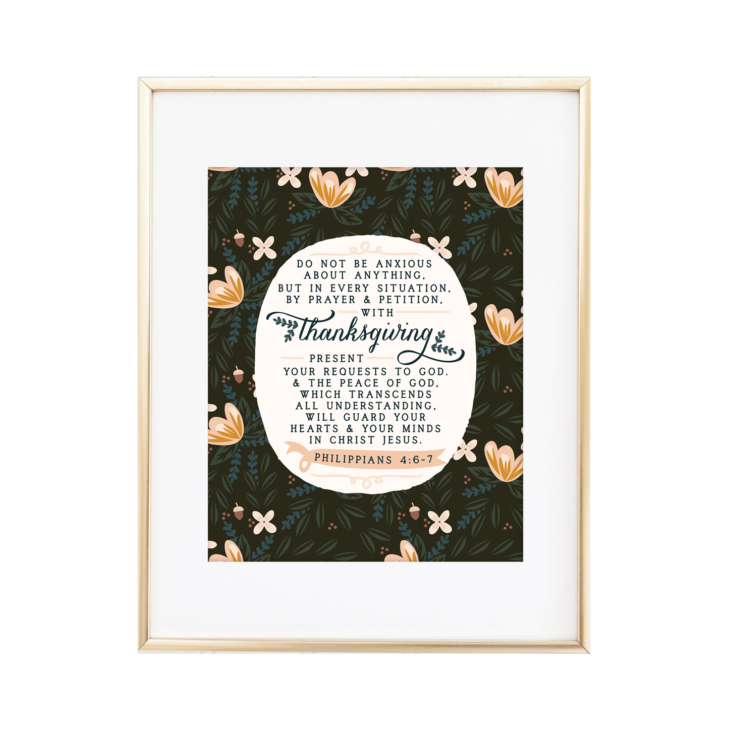 Philippians 4:6-7 Print