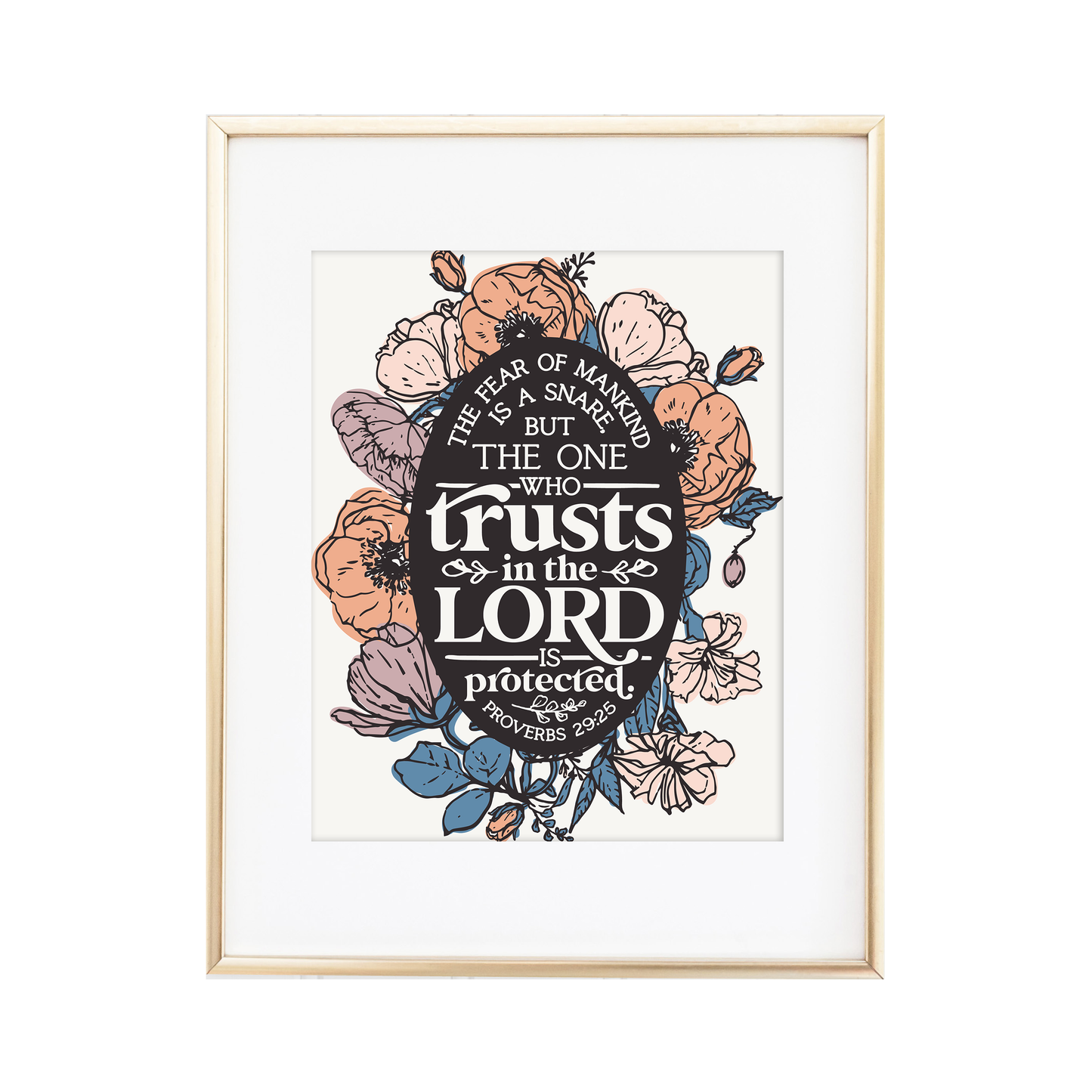 Proverbs 29:25 Print