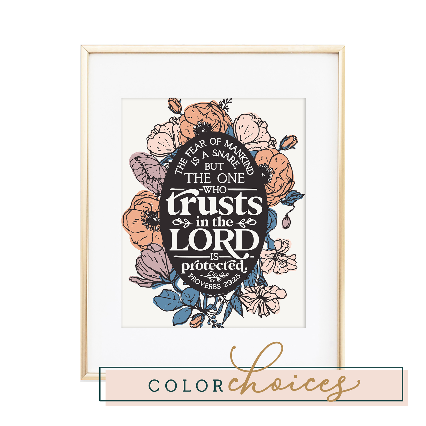 Proverbs 29:25 Print