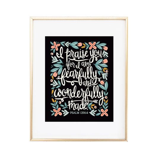 Psalm 139:14 Print