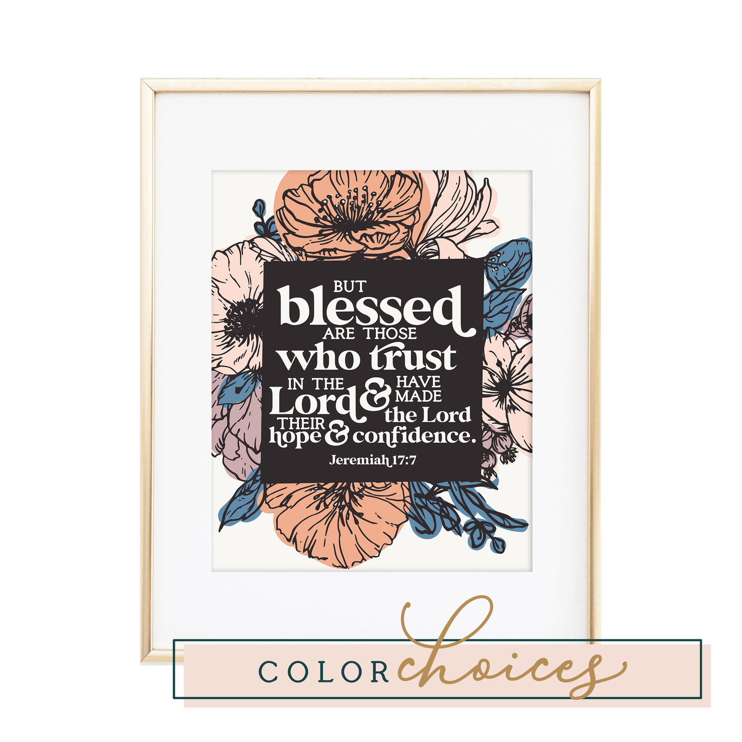 Jeremiah 17:7 Print