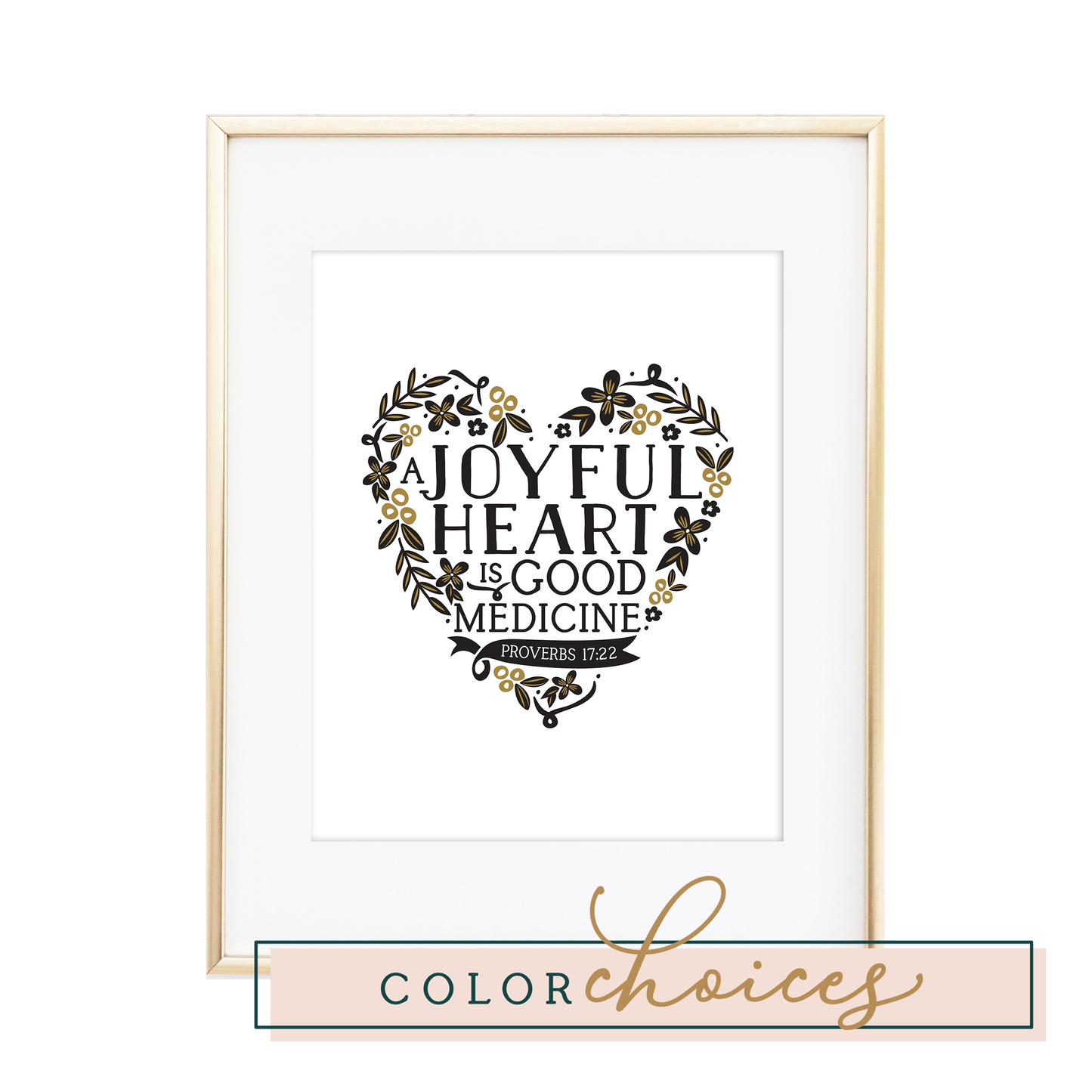 Proverbs 17:22 Print