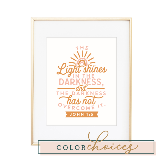 John 1:5 Print