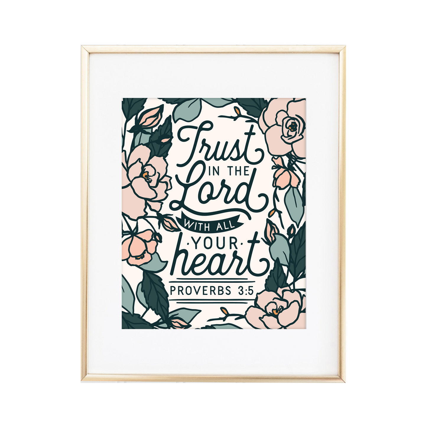Proverbs 3:5 Print