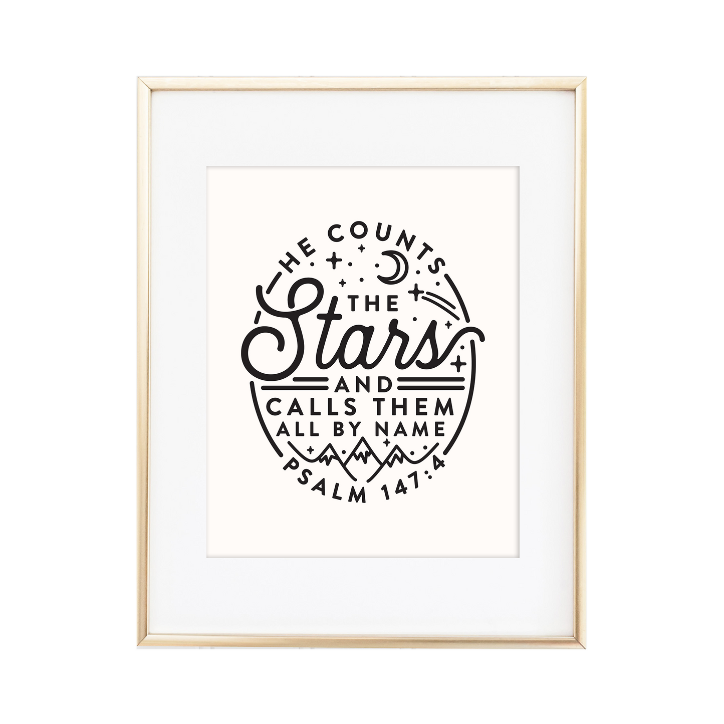 Psalm 147:4 Print