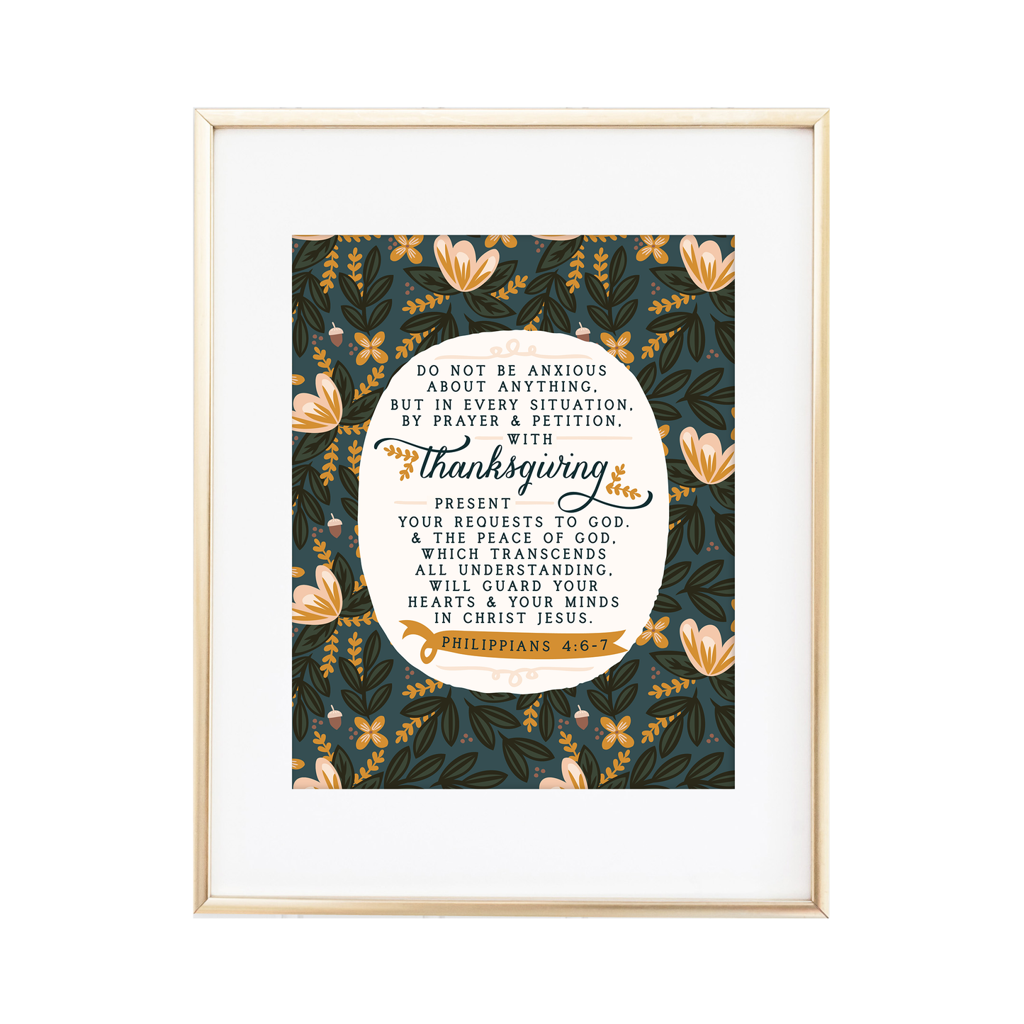 Philippians 4:6-7 Print