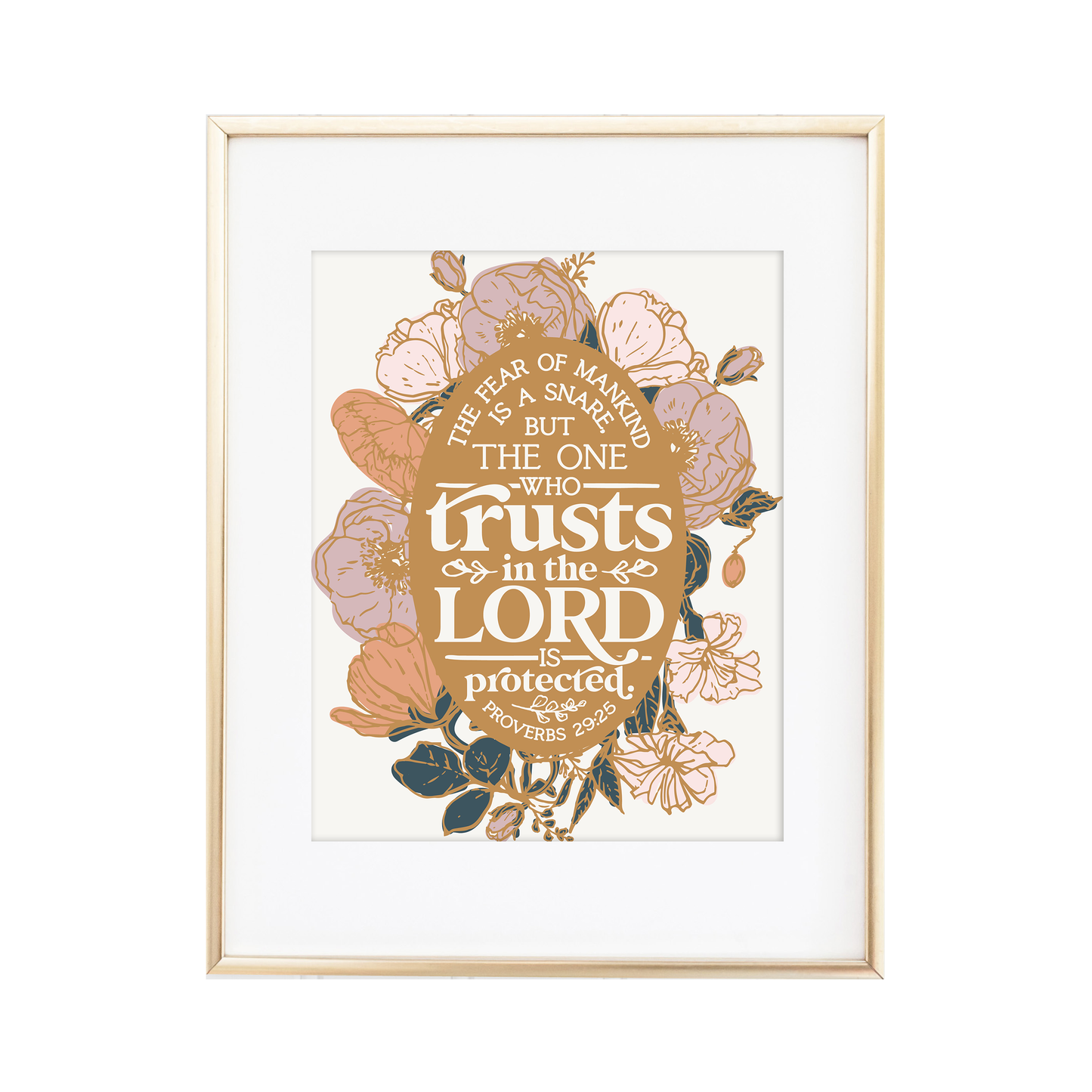 Proverbs 29:25 Print