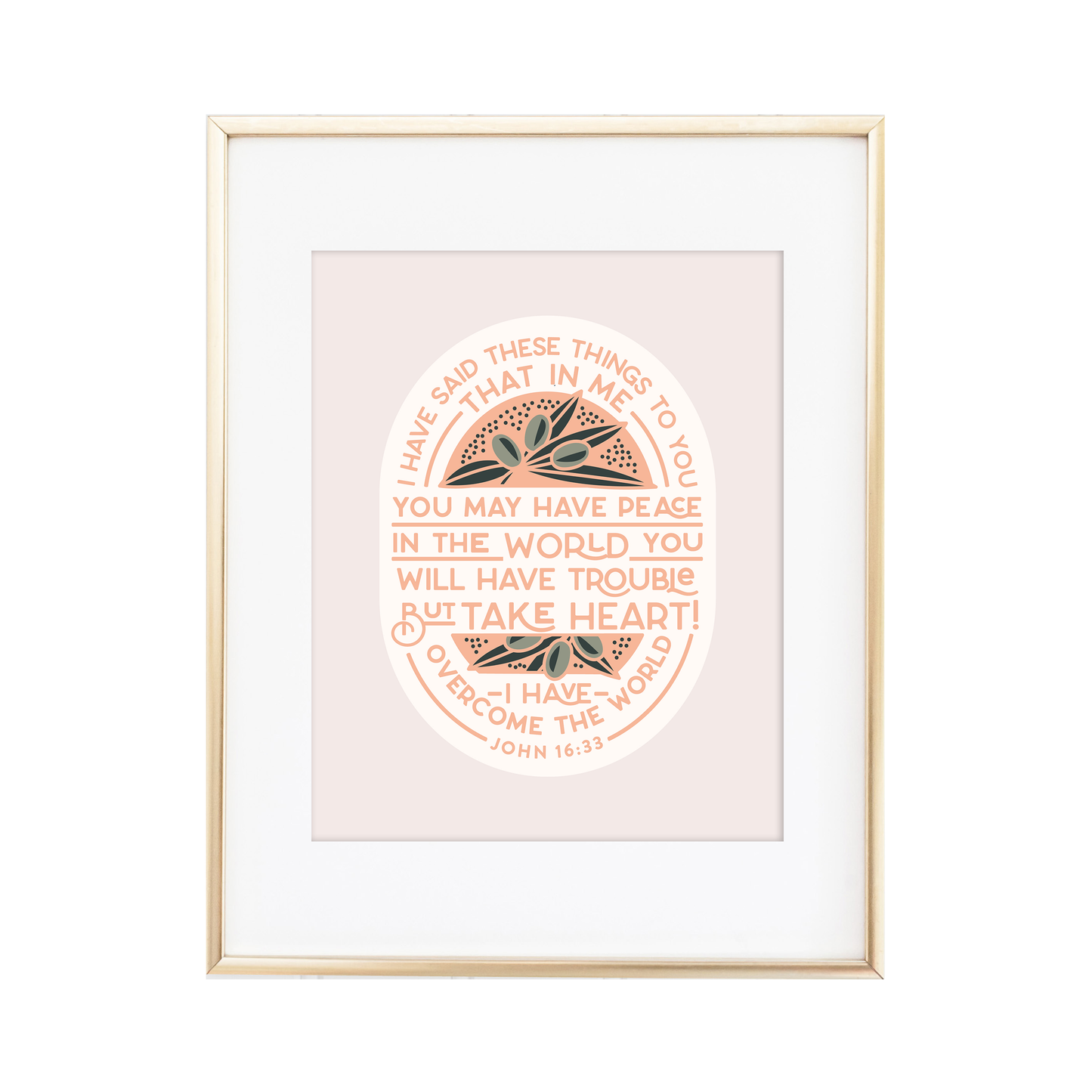 John 16:33 Print