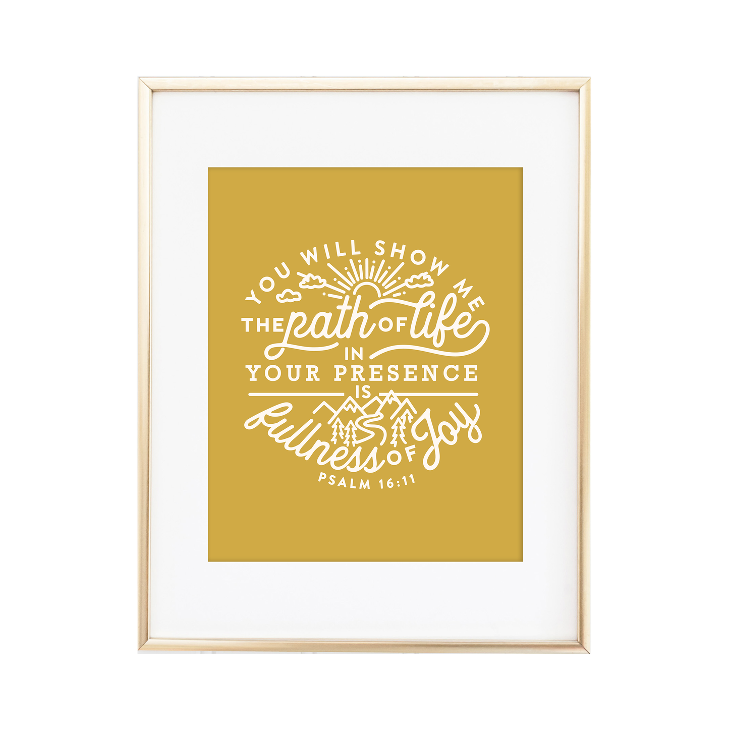 Fullness of Joy Psalm 16:11 Print