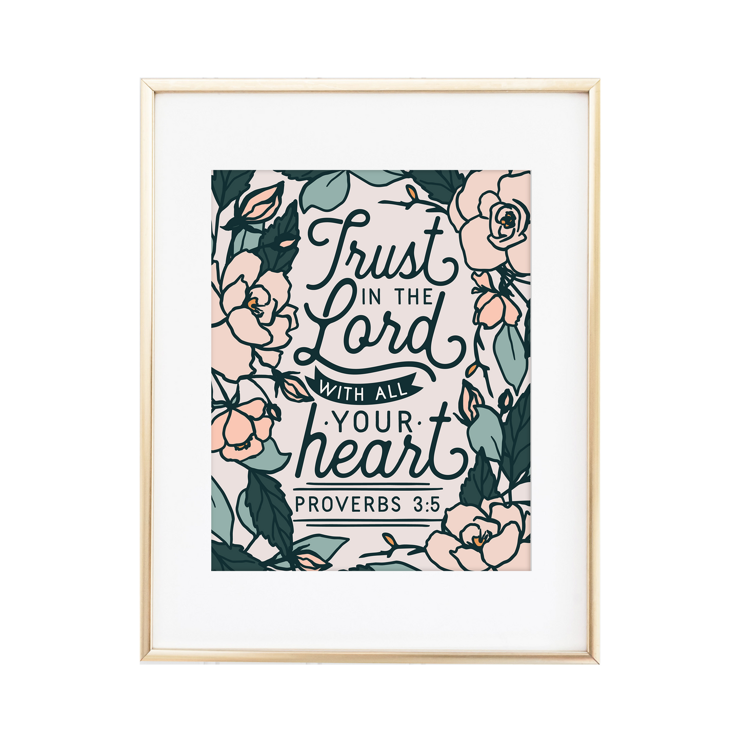 Proverbs 3:5 Print
