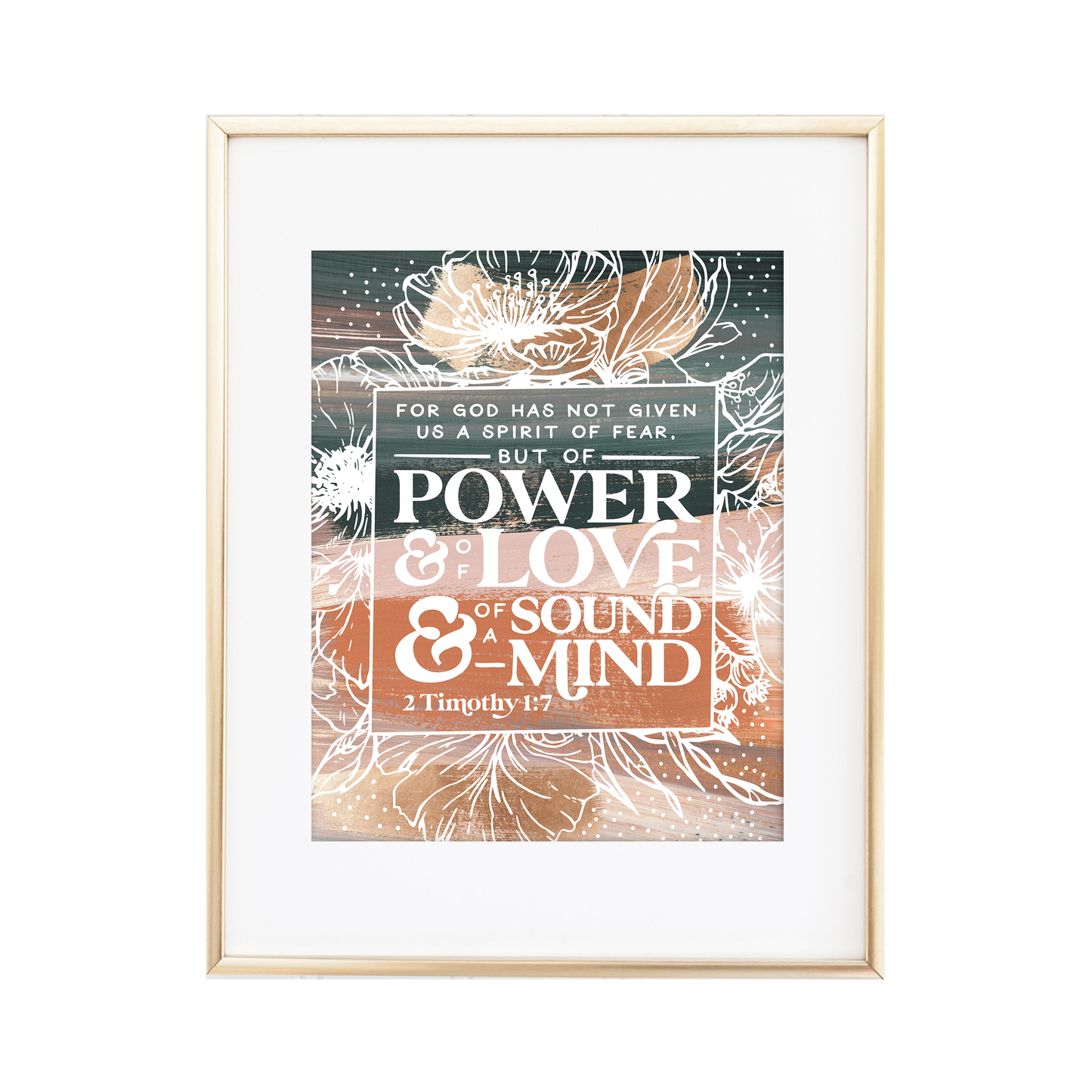 2 Timothy 1:7 Print